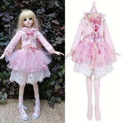BJD Doll Outfit Set Clothes And Headwear For 24inch Girl Dolls