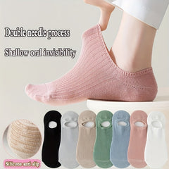 7 Pairs Low Cut Ankle Socks Women's Stockings & Hosiery
