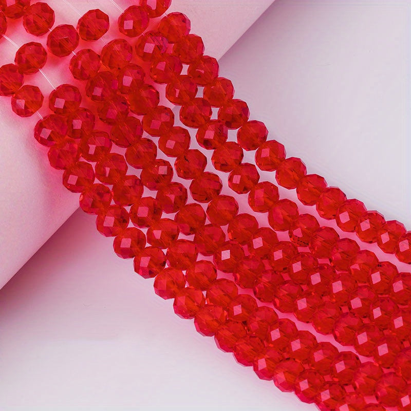 300pcs 4mm Round Crystal Glass Beads DIY Jewelry Making Supplies