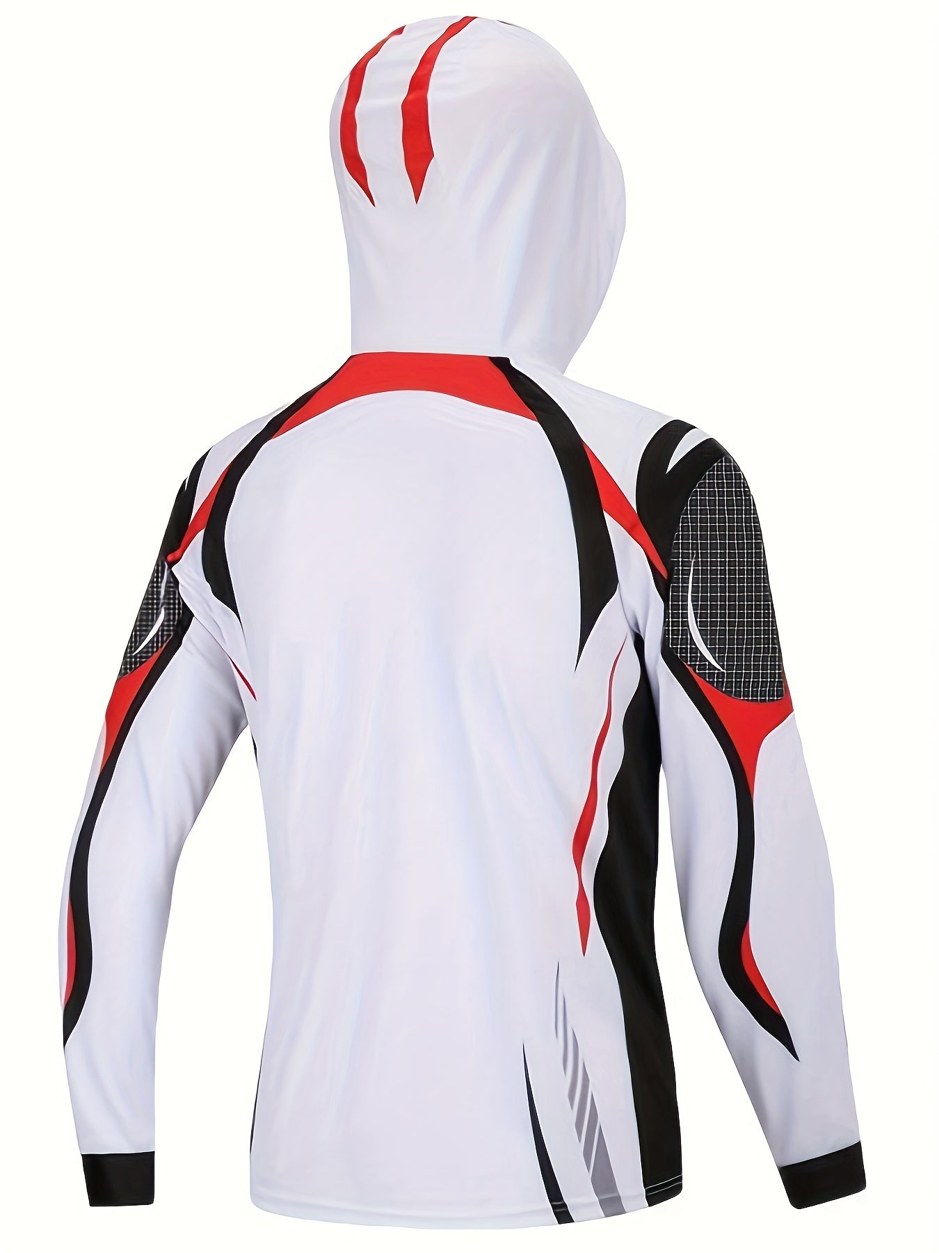 Men's Outdoor Fishing Hooded Anti UV Sun Protection Jersey