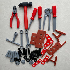 39pcs Repair Tool Box Set Wrench Screwdriver Repair House Toys