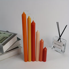 DIY Plum Rod Fine Tooth Candle Mold