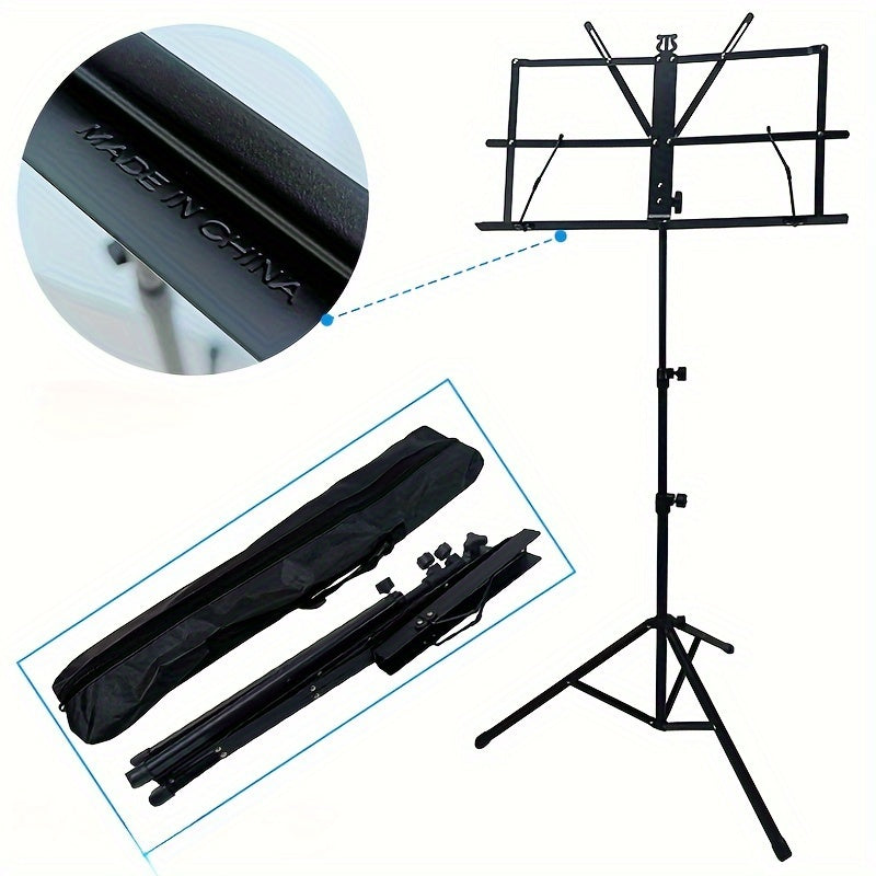 Foldable Portable Music Stand Thickened Music Stand Musical Music Stand
