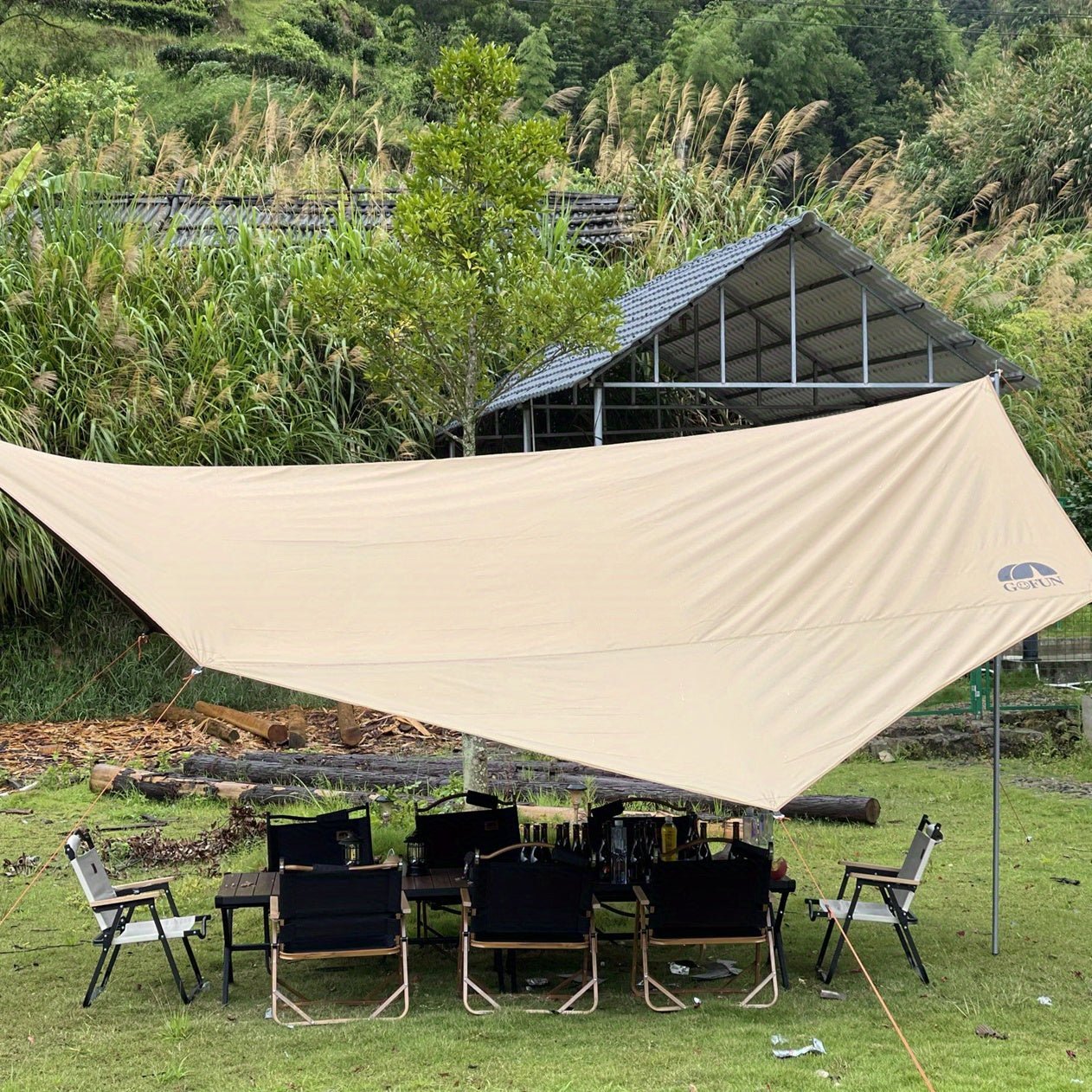 Waterproof Tent Tarp Sun Shelter 6-8 Person Outdoor Adventure