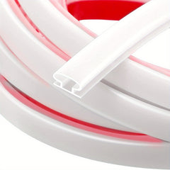 Silicone Rubber Weather Stripping Door Seal Strip - Self Adhesive Backing