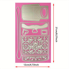 1pc Handbag Metal Cutting Dies Lady Bag Purses Craft Christmas Embossing Stencil