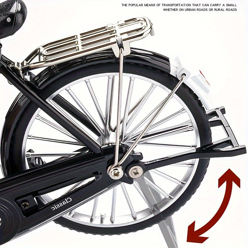 1pc Mini Alloy 28 Big Bar Toy Car Model Bicycle Ornament