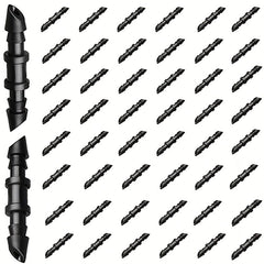 30-50pcs Drip Irrigation Barbed Coupling Fittings - Drip Tubing Irrigation