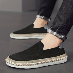 Men's Lightweight Breathable Loafer Shoes Slip On Espadrille Shoes