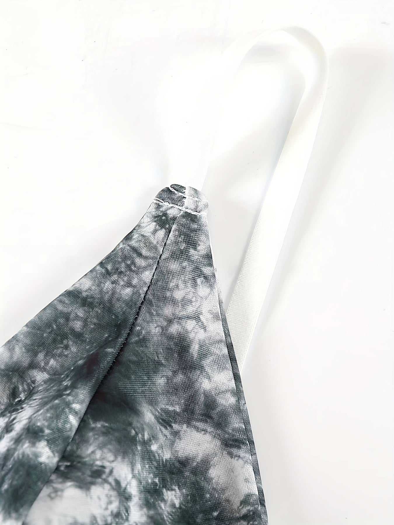 Tie Dye V Neck Longline Bra