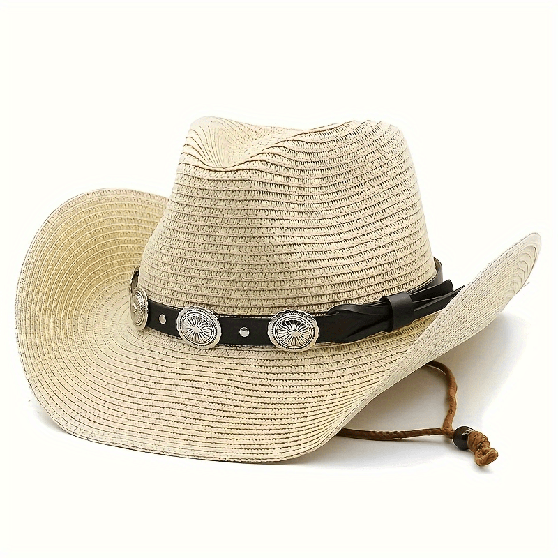 Breathable Bohemian Style Cowboy Hat for Outdoor Activities