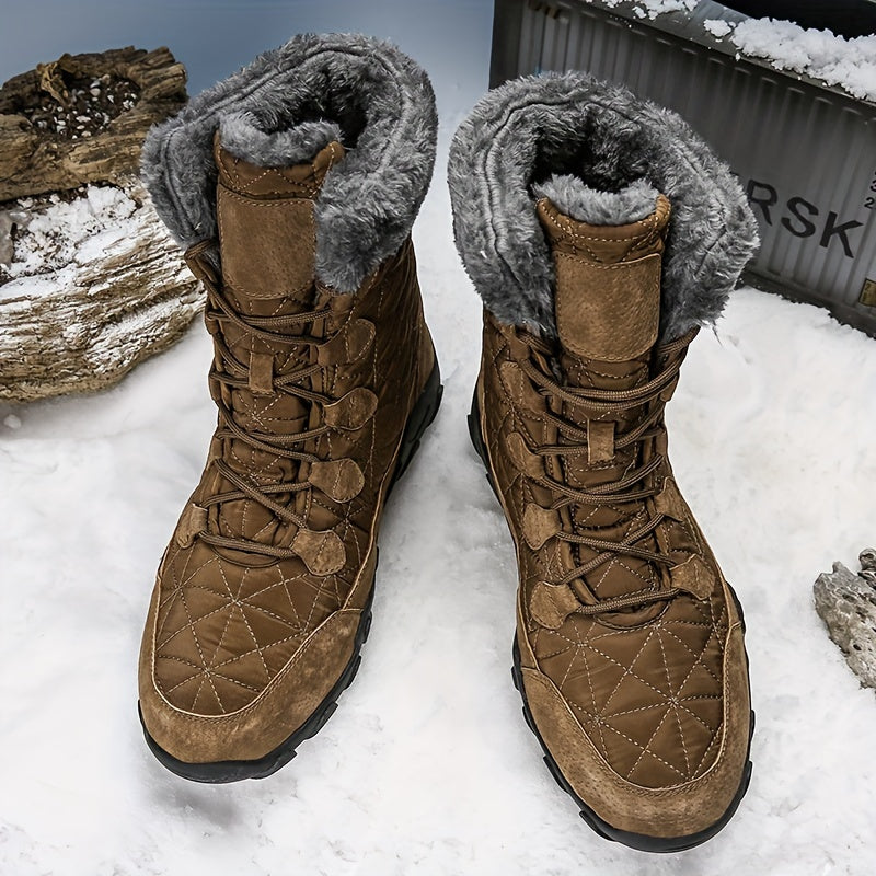 Men's Waterproof Snow Boots for Outdoor Adventure