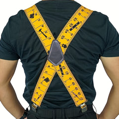Men's Elastic Wide X-shaped Suspenders for Work Outdoor