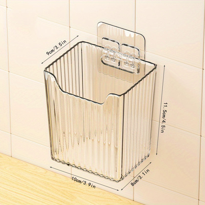 Wall Mounted Ginger Garlic Storage Basket Shelf