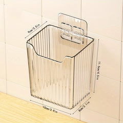 Wall Mounted Ginger Garlic Storage Basket Shelf