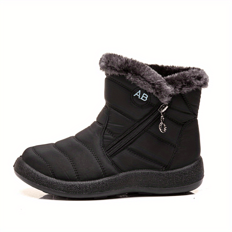 Women's Cozy Furry Snow Boots Comfortable Platform Shoes