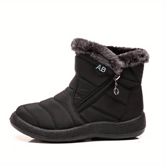 Women's Cozy Furry Snow Boots Comfortable Platform Shoes
