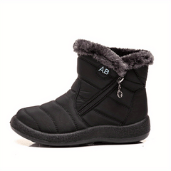 Women's Cozy Furry Snow Boots Comfortable Platform Shoes