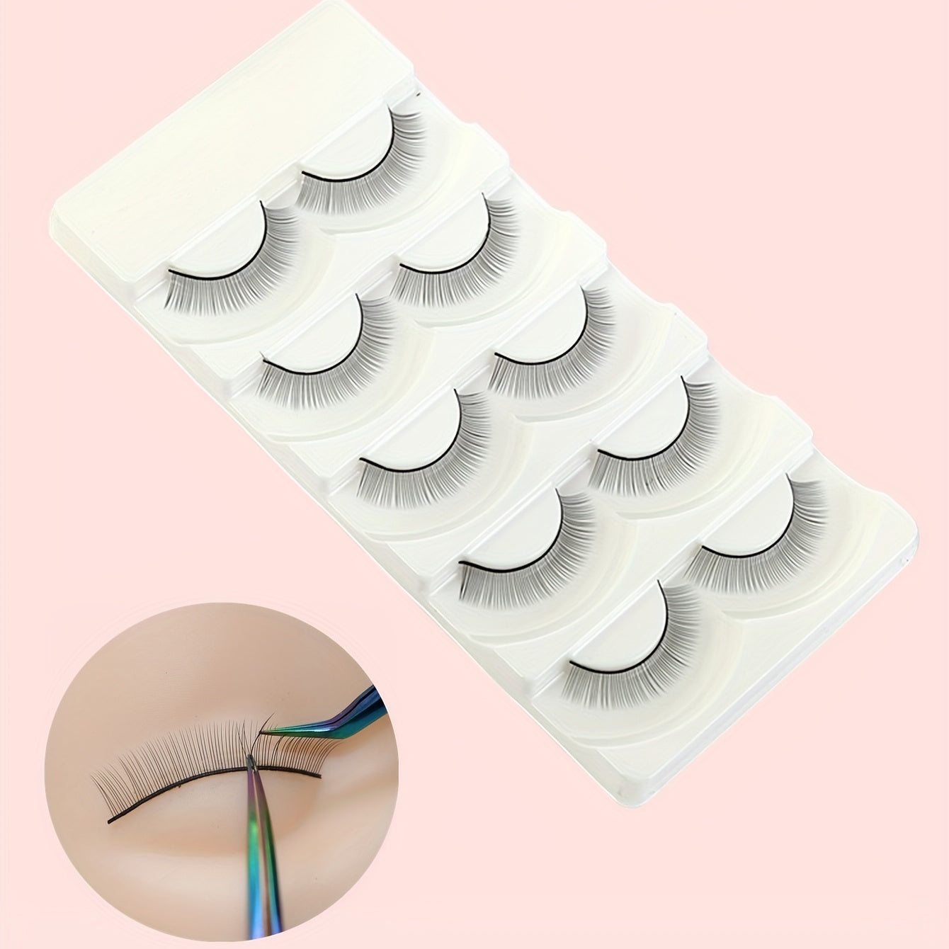 Beauty Training Lashes for Eyelash Extension Practice - 15 Pairs