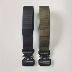 Men's Combat Survival Metal Belt with Quick Release Buckle
