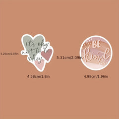 Boho Quote Stickers Waterproof Laptop Skateboard Guitar DIY Gift