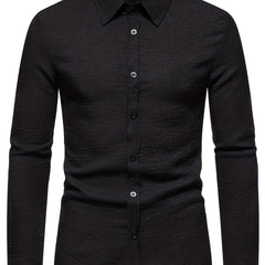 Men's Semi-Formal Long Sleeve Shirt