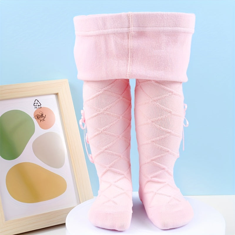 Rose Petal Baby Leggings Made with Combed Cotton