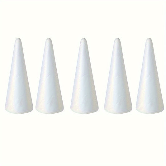 5pcs Foam Tree Cones for DIY Arts and Crafts Projects