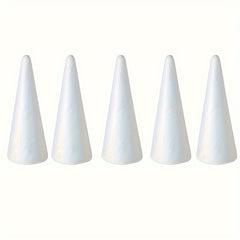 5pcs Foam Tree Cones for DIY Arts and Crafts Projects