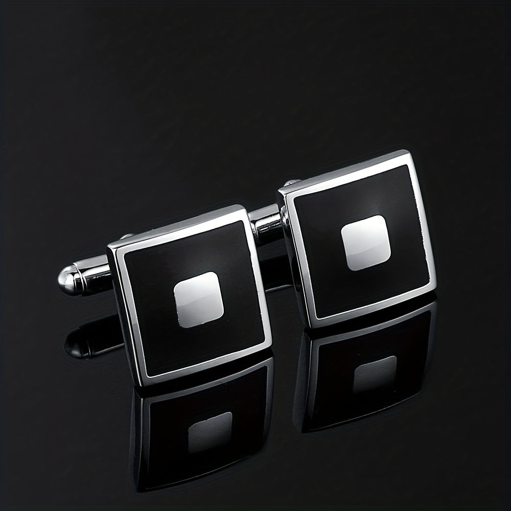 Square Drop Glue French Suit Shirt Cufflinks