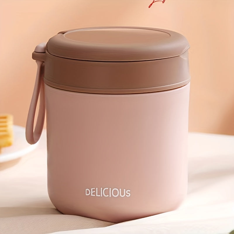 Insulated Food Box Spoon Stainless Leak-proof Portable Bowls