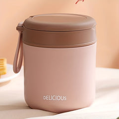 Insulated Food Box Spoon Stainless Leak-proof Portable Bowls