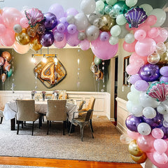 Mermaid Tail Balloon Garland Arch Kit Mermaid Birthday Party Decorations
