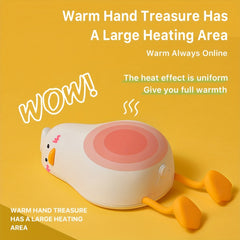 3 in 1 Duck Hand Warmer & Power Bank 4000mA Rapid Heat