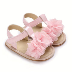 Breathable Open Toe Sandals Baby Girls Lightweight Anti Slip Indoor Outdoor