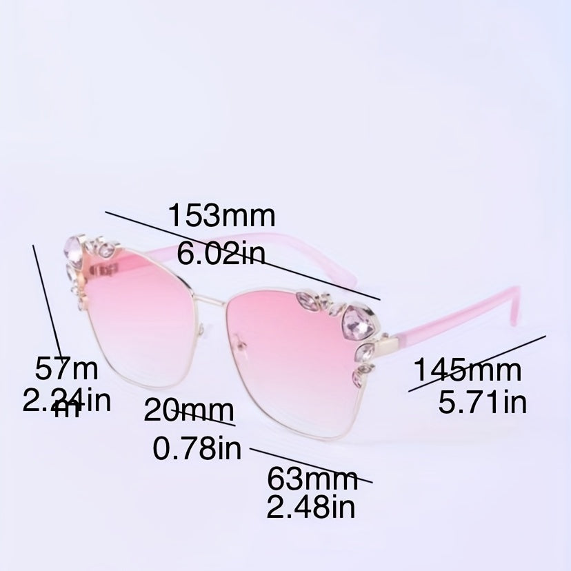 Men's Sunglasses Bead Decor UV Resistant Sunglasses
