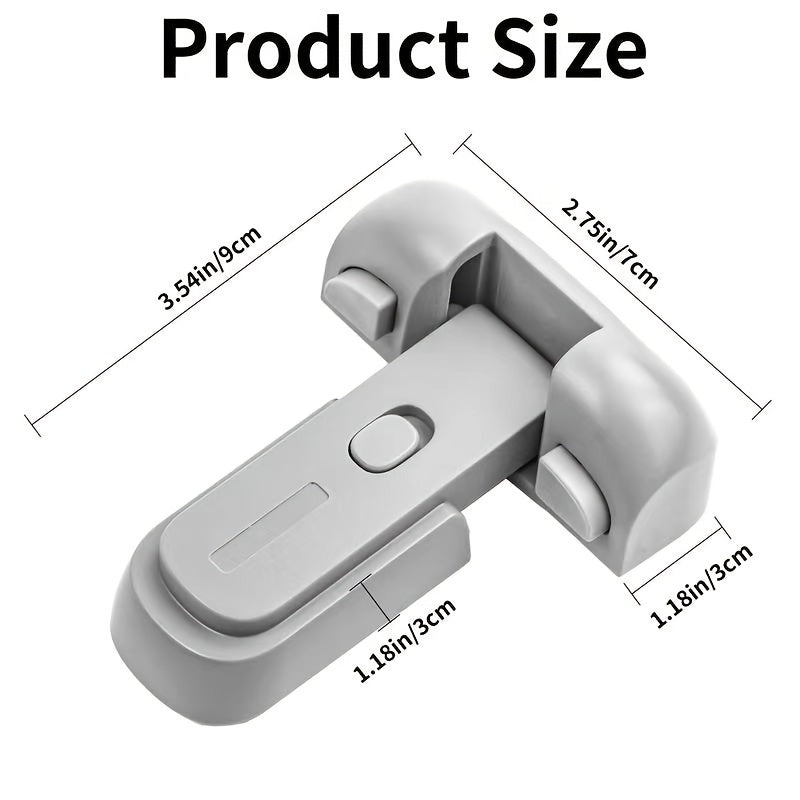 2pcs Fridge Lock For Kids And Toddlers Child Proof Refrigerator Lock