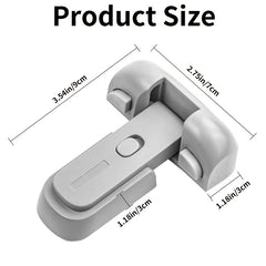 2pcs Fridge Lock For Kids And Toddlers Child Proof Refrigerator Lock
