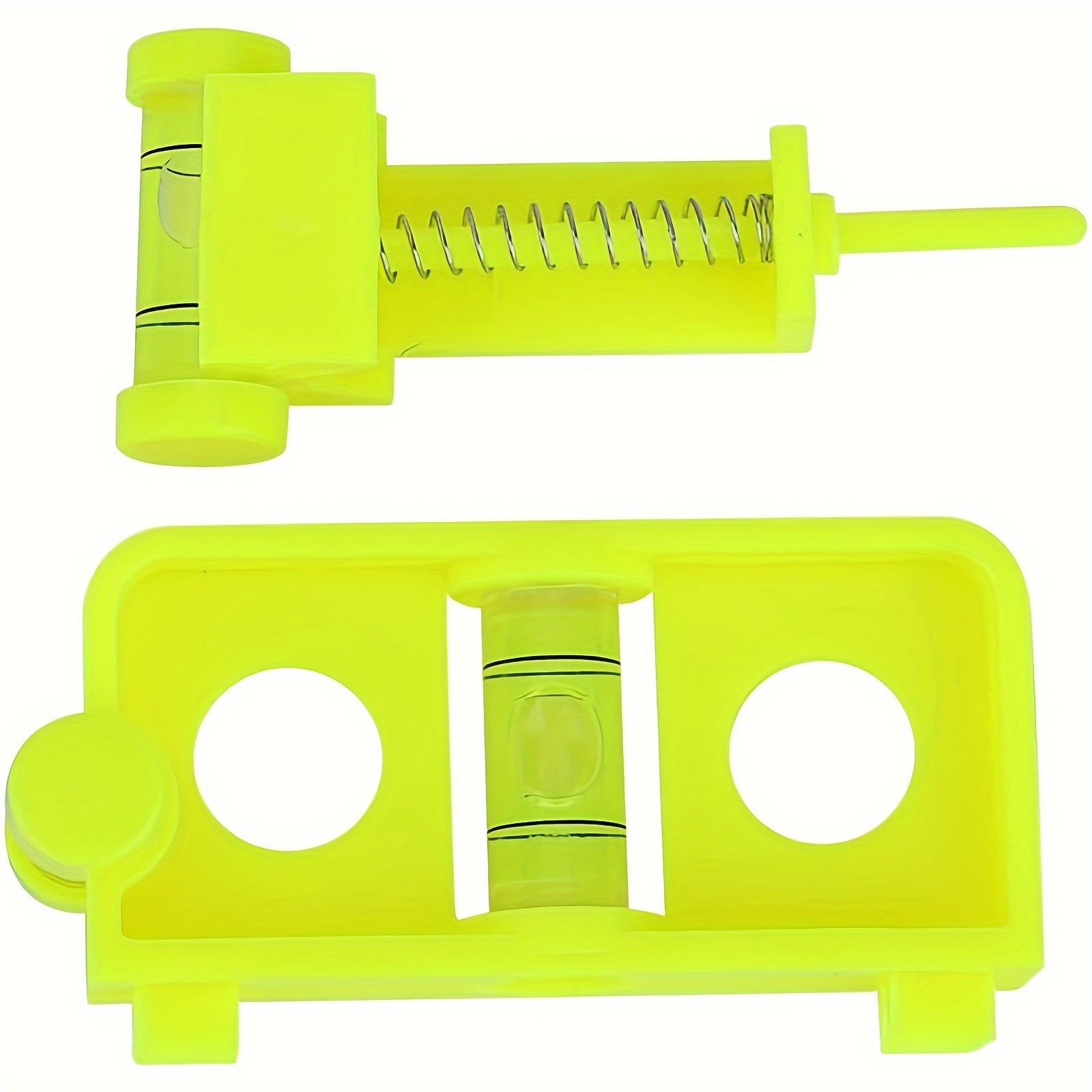 2pcs Plastic Bubble Spirit Level For Measuring