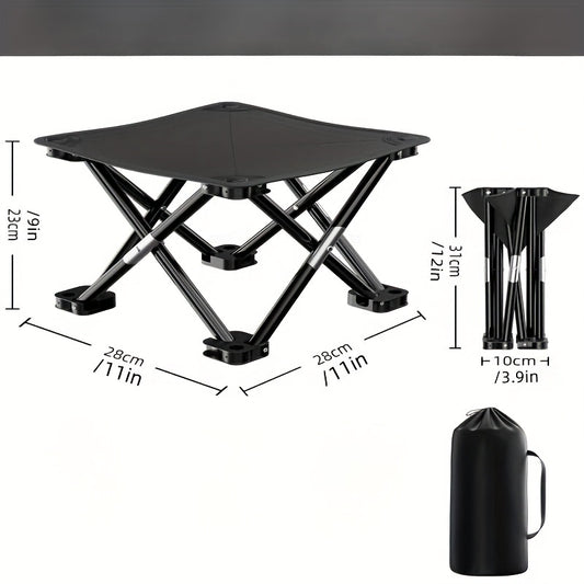 Foldable Outdoor Stool Lightweight Portable Fishing Chair Camping Picnics