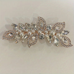 Crystal Rhinestone Bridal Barrettes Hair Clips for Bride