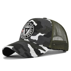 Unisex Retro Baseball Cap Breathable Mesh Cap For Fishing