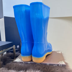 Women's Waterproof High Top Rain Boots Comfortable Outdoor Rain Boots