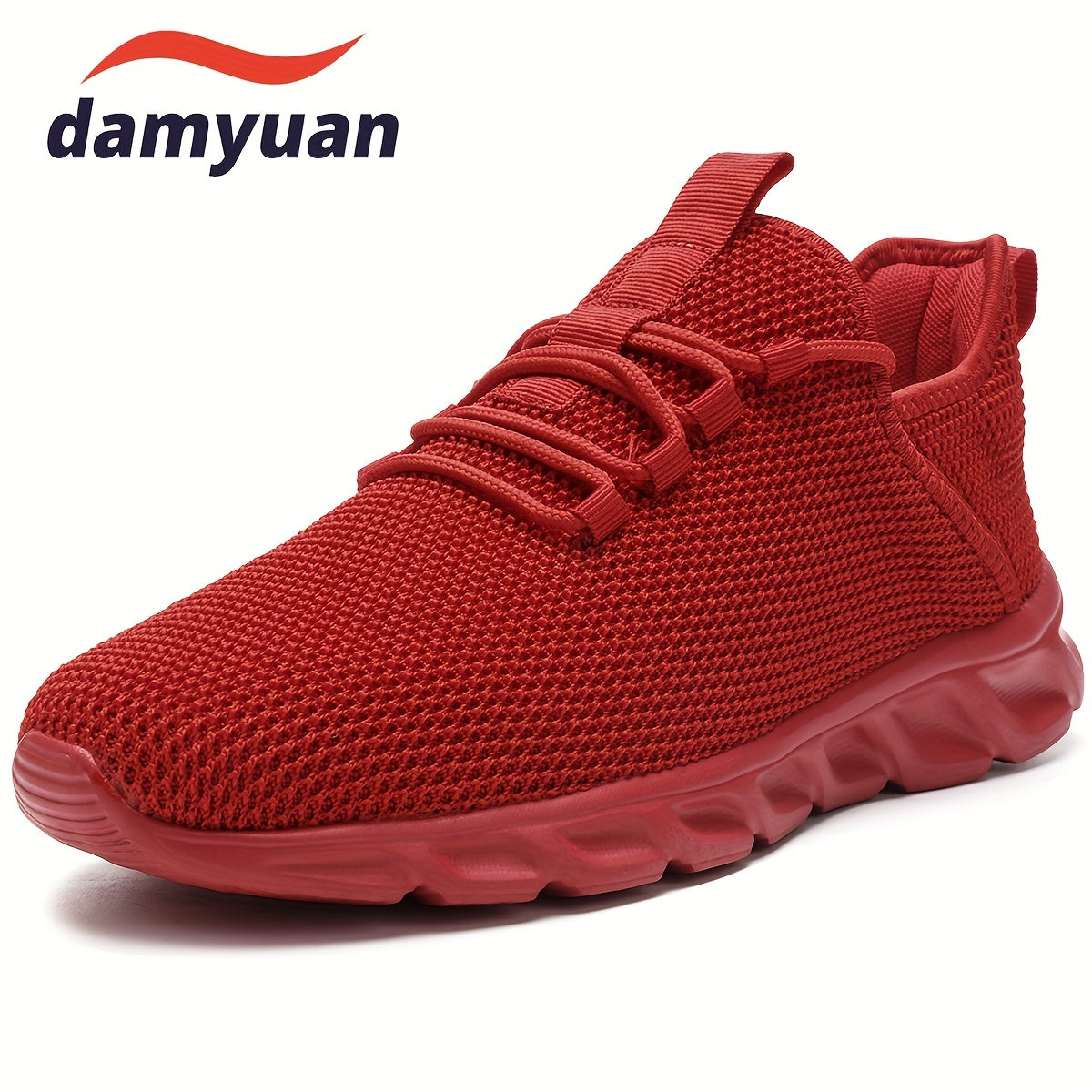 Men's Lace-up Slip-on Sneakers, Odor Resistant Athletic Shoes