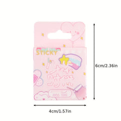 46pcs Cartoon Stickers Kids Journal Decor Small Pattern Stickers