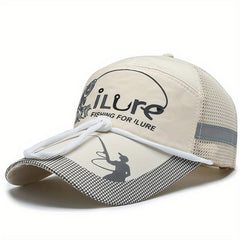 Men's Quick Drying Baseball Cap Mesh Sun Hat Fishing Sports Cap