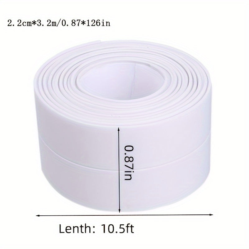 1pc Bath Sealing Strip Tape PVC Waterproof