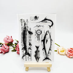 1pc Fish Transparent Stamp DIY Card Making Gift