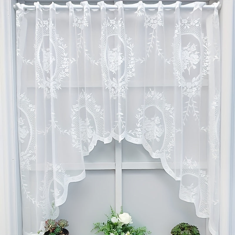 American Pastoral Gauze Curtain for Home Decor