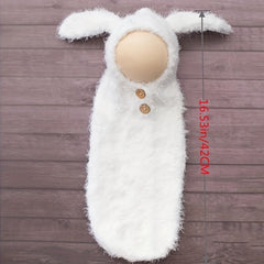 Soft Dog Sleeping Bag With Hat for Newborn Photography